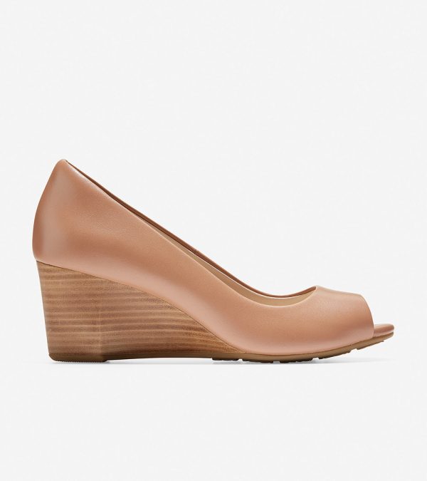 Sadie Open Toe Wedge  For Discount