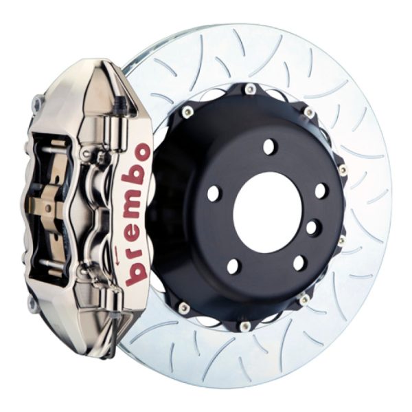 Brembo 12-16 991.1 C2 C4 (Excl. PCCB) Rr GTR BBK 4Pist Billet 345x28 2pc Rotor Slotted Type3-Nickel Fashion