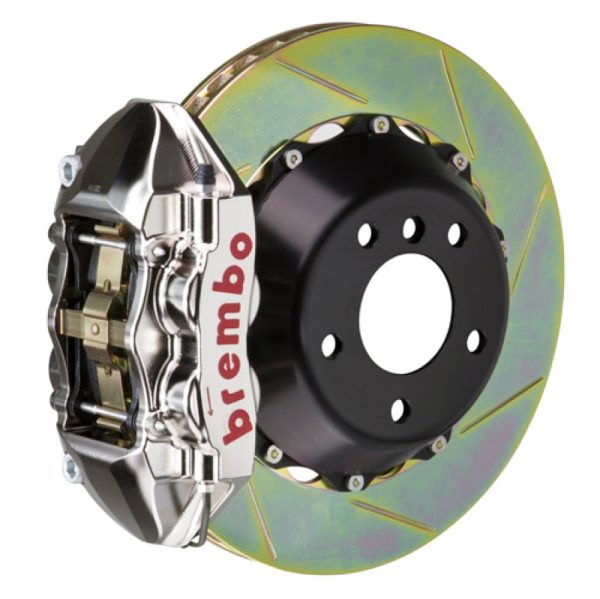 Brembo 12-16 991.1 C2 Rr GTR BBK 4Pist Billet 380x28 2pc Rotor Slotted Type1-Nickel For Discount