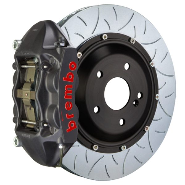 Brembo 12-16 991.1 C2 Rr GTS BBK 4Pist Cast 380x28 2pc Rotor Slotted Type3-Black HA For Discount