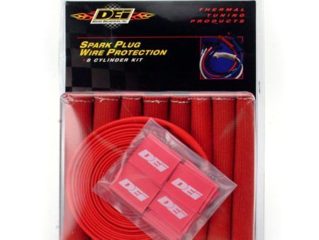 DEI Protect-A-Boot and Wire Kit 8 Cylinder - Red For Discount