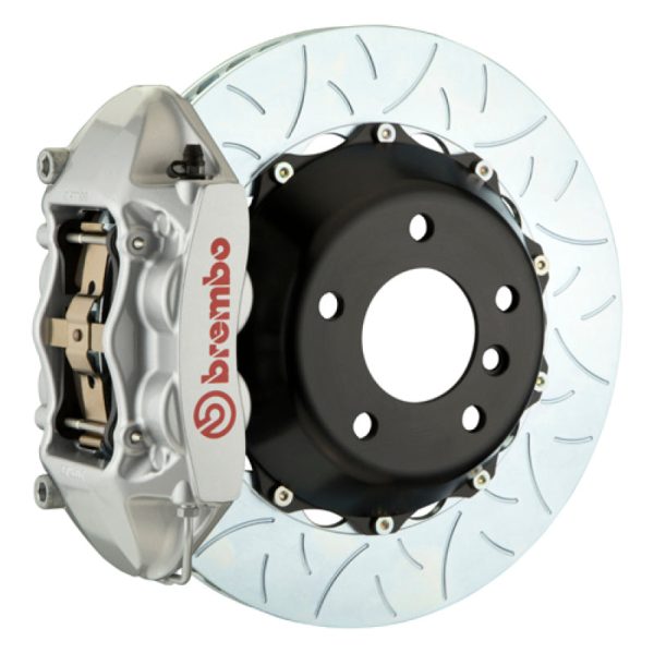 Brembo 10-15 Camaro SS V6 Camaro ZL1 Rr GT BBK 4 Pist Cast 380x28 2pc Rotor Slotted Type3-Silver Hot on Sale