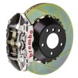 Brembo 11-19 GranTurismo Stradale Rr GTR BBK 4 Pist Billet 380x28 2pc Rotor Slotted Type1 - Nickel Discount