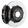 Brembo 06-12 325i 328i (Excl. xDrive) Rr GT BBK 4 Piston Cast 345x28 2pc Rotor Slotted Type3-Black Discount