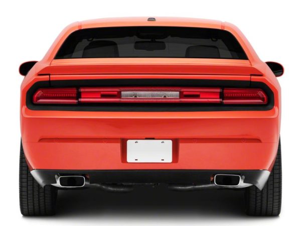 Raxiom 08-14 Dodge Challenger LED Tail Lights- Chrome Housing - Red Clear Lens Fashion