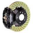 Brembo 12-15 335i 335i xDrive MSport Brakes Rr GT BBK 4Pis Cast 345x28 2pc Rotor Drilled-Black Fashion