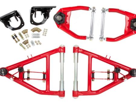 UMI Performance 73-87 GM C10 CornerMax A-Arm Kit - Red Cheap