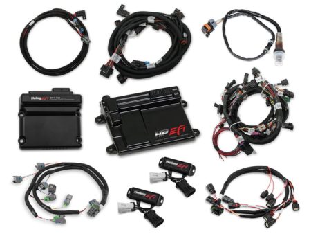 2013-2015.5 Ford Coyote Ti-VCT HP EFI Kit, BOSCH O2, USCAR INJ Ford Coyote Ti-VCT HP EFI ECU and Ti-VCT Controller Kit with Power Harness, Main Harness, Coil Harness, Injector Harness and Sensors includes Bosch Oxygen Sensor Supply