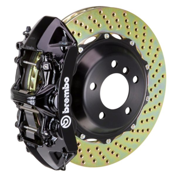 Brembo 05-08 997.1 C2 (Excl PCCB) Fr GT BBK 6Pis Cast 380x32 2pc Rotor Drilled-Black Online