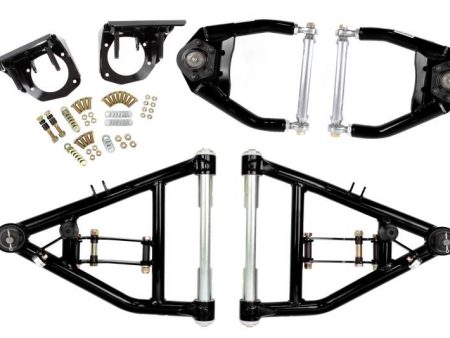 UMI Performance 73-87 GM C10 CornerMax A-Arm Kit - Black Hot on Sale