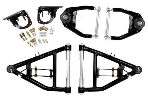 UMI Performance 73-87 GM C10 CornerMax A-Arm Kit - Black Hot on Sale