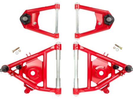 UMI Performance 73-87 GM C10 Street Performance A-Arm Kit - Red Supply