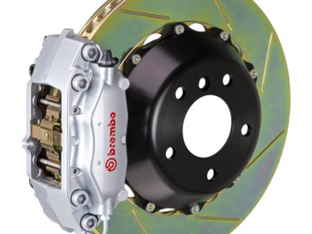 Brembo 14+ Mini Cooper Front GT BBK 4 Piston Cast 345x28 2pc Rotor Slotted Type1-Silver Discount