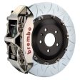 Brembo 10-15 Camaro SS 12-15 Camaro ZL1 Fr GTR BBK 6Pist Billet 405x34 2pc Rotor Slot Type3- Nickel Fashion