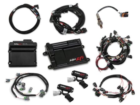 2011-2012 Ford Coyote Ti-VCT HP EFI Kit, NTK O2, USCAR INJ Ford Coyote Ti-VCT HP EFI ECU and Ti-VCT Controller Kit with Power Harness, Main Harness, Coil Harness, Injector Harness and Sensors includes NTK Oxygen Sensor For Discount