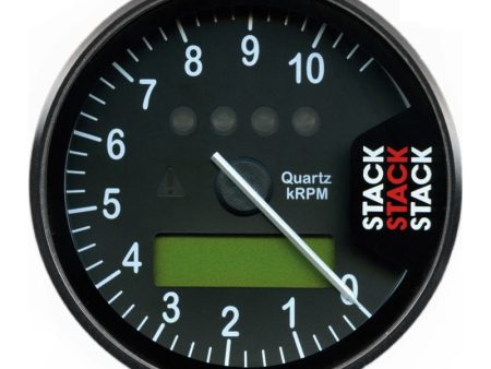 Autometer Stack Display Tachometer 0-10.75K RPM - Black on Sale