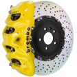 Brembo 16+ Q7 (4M) 19+ Q8 (4M) Front GT BBK 8 Piston Cast 412x38 2pc Rotor Drilled- Yellow Online Sale