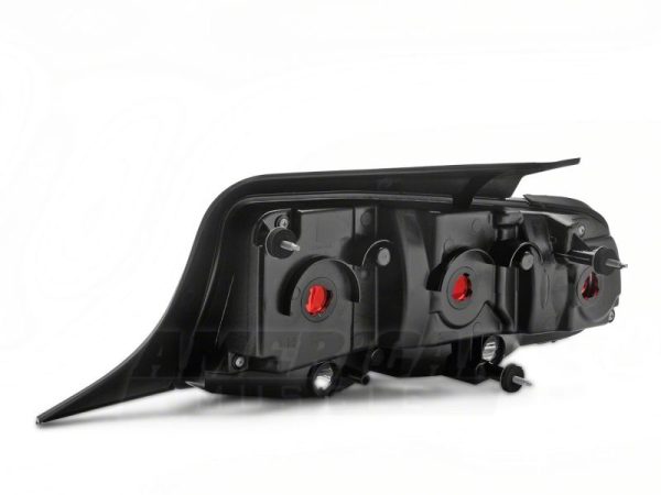 Raxiom 10-12 Ford Mustang Aero Tail Lights- Blk Housing (Smoked Lens) For Cheap