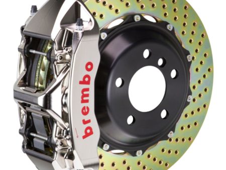 Brembo 12-20 GS350 GS350 F-Sport Exc AWD Fr GTR BBK 6Pis Billet 380x32 2pc Rotor Drilled-Nickel on Sale