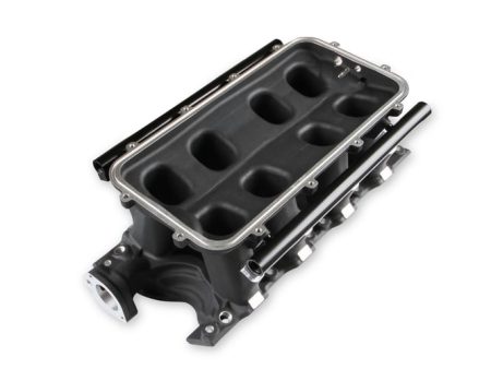 8.2  SBF Ford Hi-Ram EFI Manifold Base-Black 8.2  SBF Ford Hi-Ram Intake Manifold Base-B;ack Online Sale