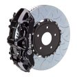 Brembo 12-13 Golf R (Mk6) Front GTS BBK 6 Piston Cast 350x34 2pc Rotor Slotted Type-3-Black HA Hot on Sale