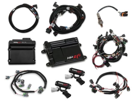 2013-2015.5 Ford Coyote Ti-VCT HP EFI Kit, NTK O2, USCAR INJ Ford Coyote Ti-VCT HP EFI ECU and Ti-VCT Controller Kit with Power Harness, Main Harness, Coil Harness, Injector Harness and Sensors includes NTK Oxygen Sensor Online