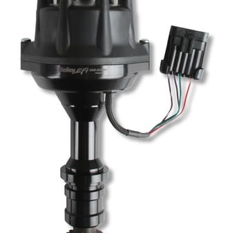 Holley EFI Dual Sync Oldsmobile Distributor, Black Hot on Sale