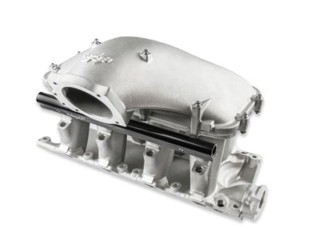 8.2  SBF Ford Hi-Ram EFI Manifold with Side Mount Top 8.2  SBF Ford Hi-Ram Intake Manifold with 105mm 1986-95 Ford 5.0 Throttle Body Flange Side Mount Top. Online Hot Sale