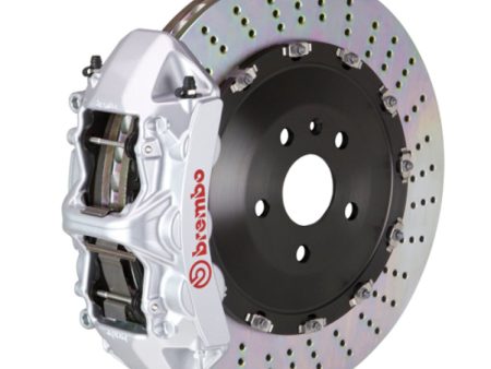 Brembo 12-15 ML350 Front GT BBK 6 Piston Cast 405x34 2pc Rotor Drilled-Silver Online Hot Sale