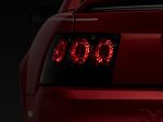 Raxiom 99-04 Ford Mustang Axial Series Altezza Style Tail Lights- Blk Housing (Smoked Lens) For Cheap