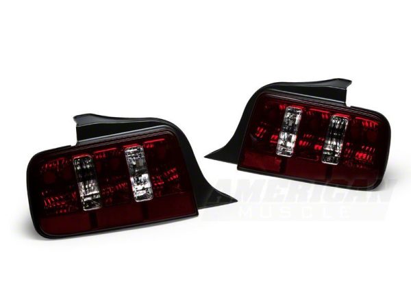 Raxiom 05-09 Ford Mustang Coyote Tail Lights- Blk Housing (Smoked Lens) Cheap