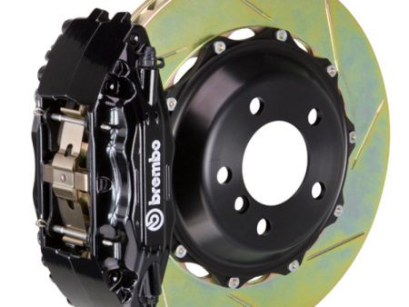 Brembo 06 330xi 06-12 325xi 328xi Fr GT BBK 4 Pist Cast 2pc 355x32 2pc Rotor Slotted Type1-Black Online now