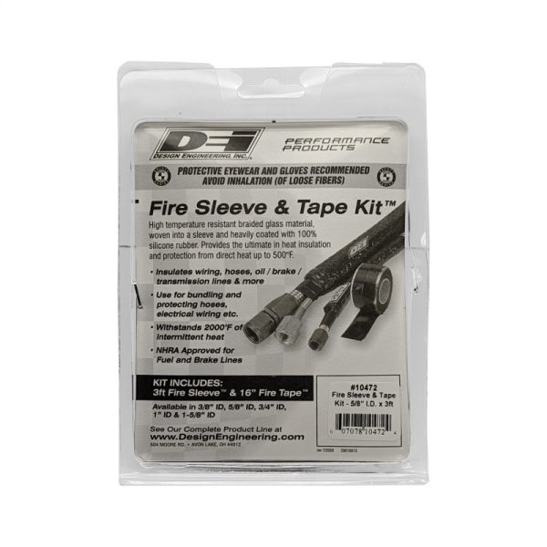 DEI Fire Sleeve and Tape Kit 5 8in I.D. x 3ft on Sale