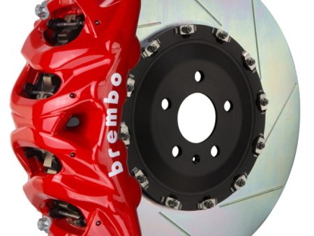 Brembo 09-13 X5M Front GT BBK 8 Piston Cast 412x38 2pc Rotor Slotted Type1 -Red For Discount