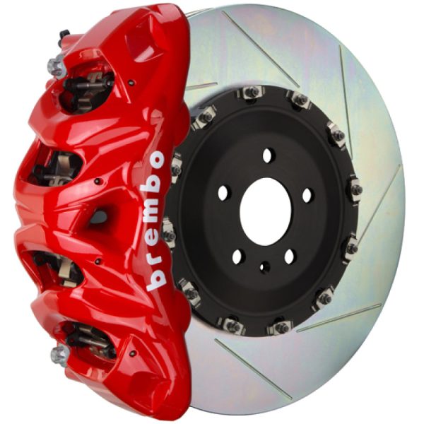 Brembo 09-13 X5M Front GT BBK 8 Piston Cast 412x38 2pc Rotor Slotted Type1 -Red For Discount